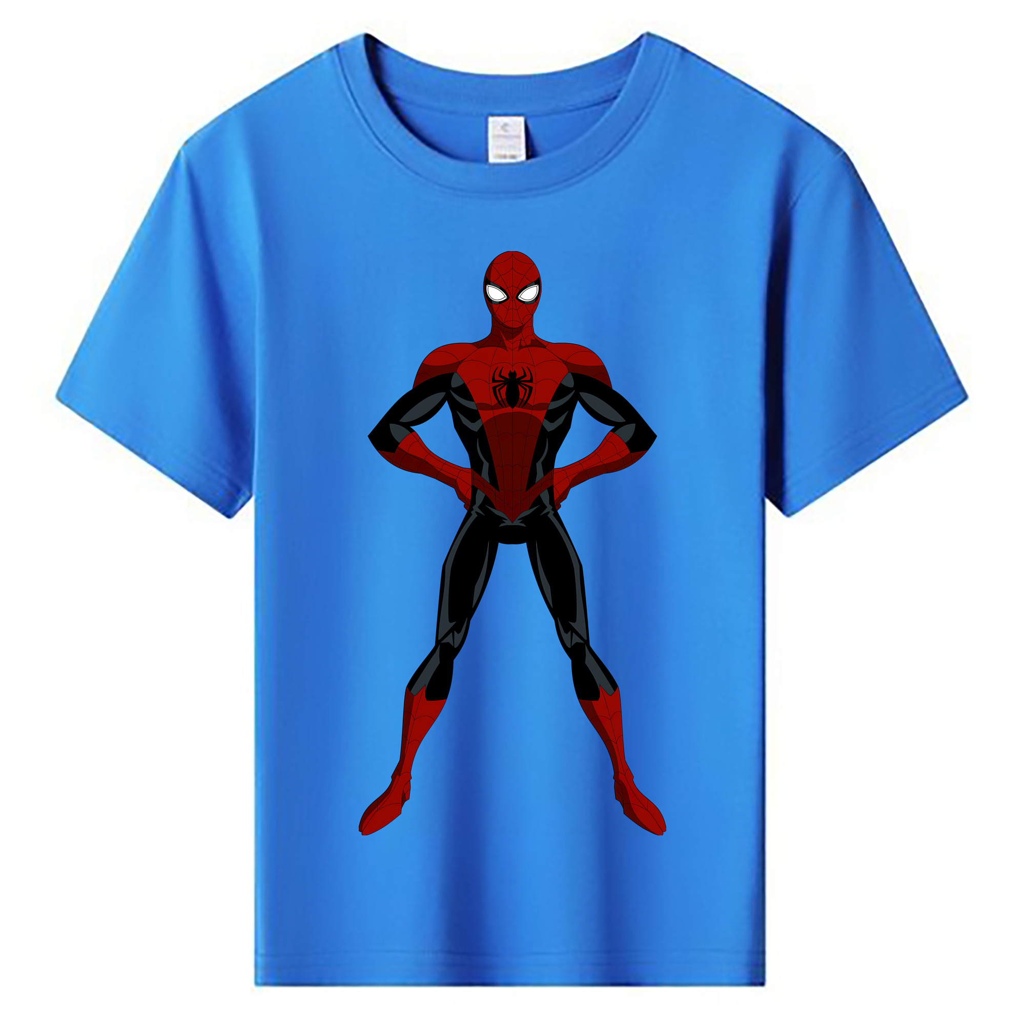 （画像用） Spider Man スパイダーマン 綿100％キッズTシャツ（フロントプリント）